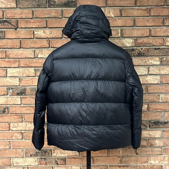 NWT Eddie Bauer extra large Stratuslite Down Faux Shearling Lined Hoodie Jacket - Picture 2 of 16